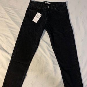Zara: 32W Charcoal Slim Taper Jeans *Brand New/Unused*